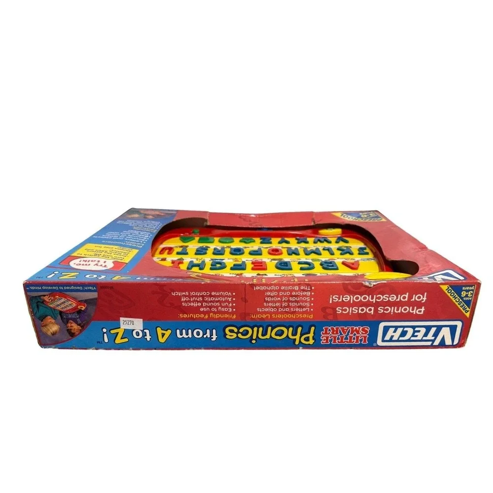 Vintage NIB Vtech Little Smart Phonics from 4 to Z Alphabet Learning Toy Braille